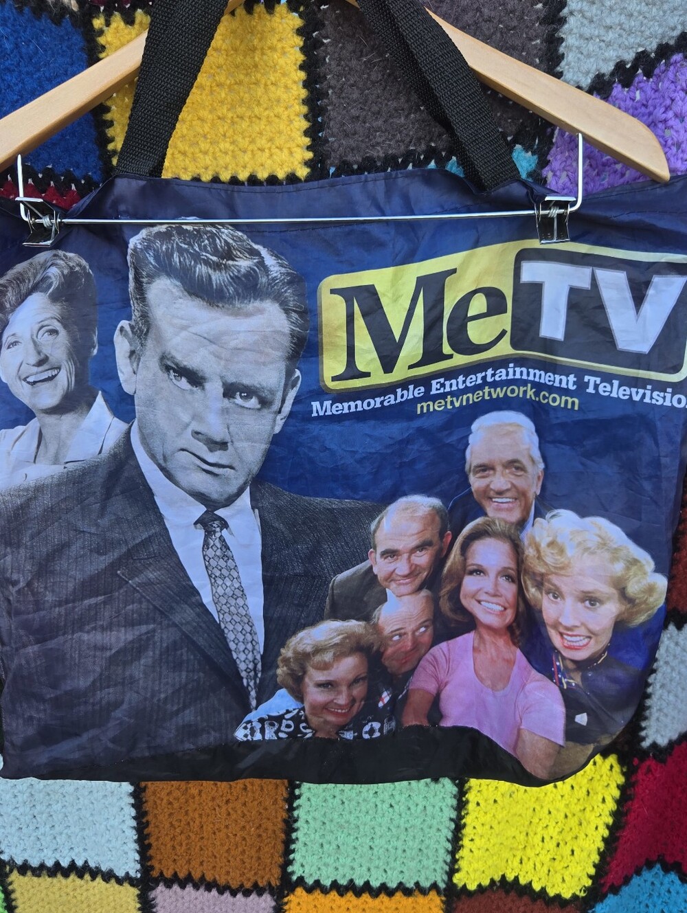 MeTV Promo Classic TV Graphic Tote Bag Perry Mason